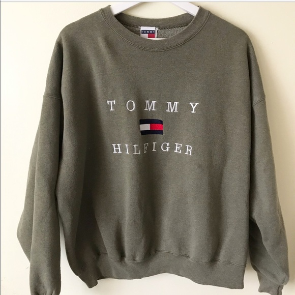 Tommy Hilfiger Sweaters Tommy Hilfiger Green Sweater Poshmark